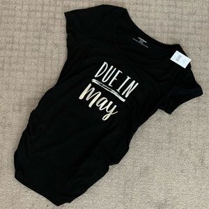 Due in May Maternity Shirt